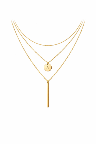 The Eden Initial Layered Necklace