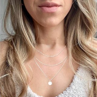 Dainty Layered Choker Necklaces Handmade Coin Tube Star Pearl Pendant Multilayer Adjustable Layering Chain Gold Plated Necklaces Set for Women